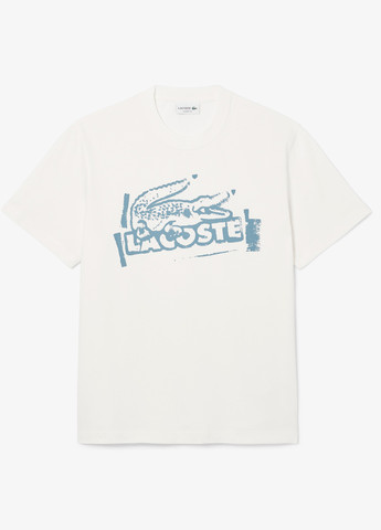 Белая футболка Lacoste