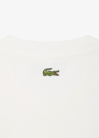 Белая футболка Lacoste