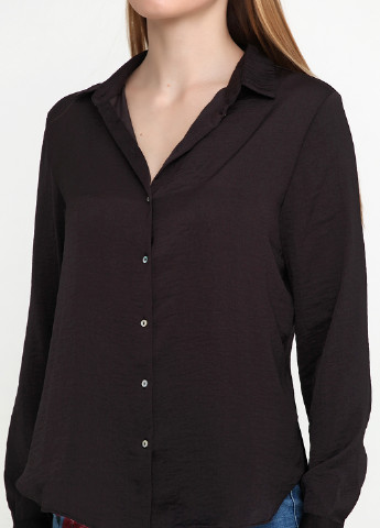 Грифельно-серая демисезонная блуза с длинным рукавом H&M