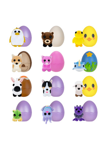 Мягкая игрушка-сюрприз в яйце Забавные зверюшки, 13 см Adopt Me! (292952108)