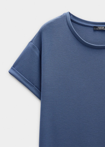 Синее кэжуал платье платье-футболка Parfois однотонное