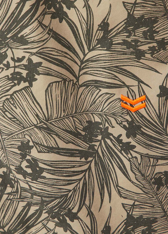 Бежевая кэжуал рубашка с рисунком Replay