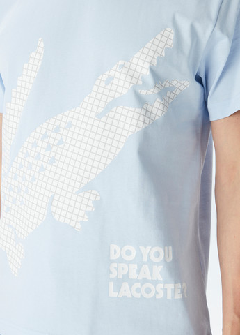 Світло-блакитна футболка Lacoste