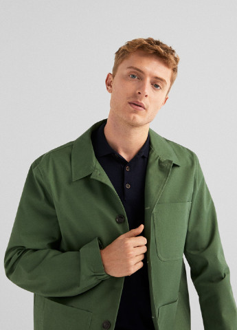 Зеленая демисезонная куртка Springfield