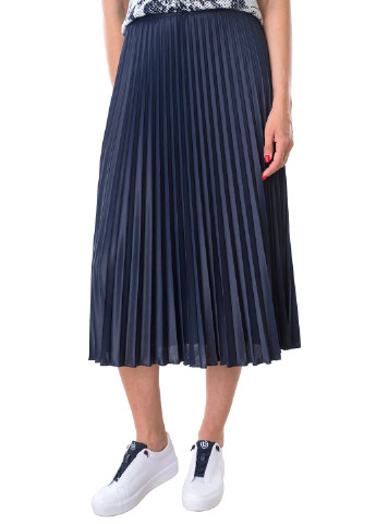Синяя однотонная юбка Gardeur