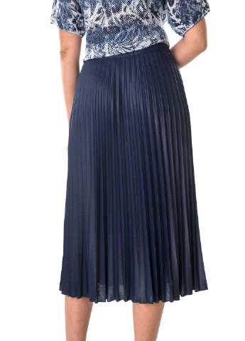 Синяя однотонная юбка Gardeur