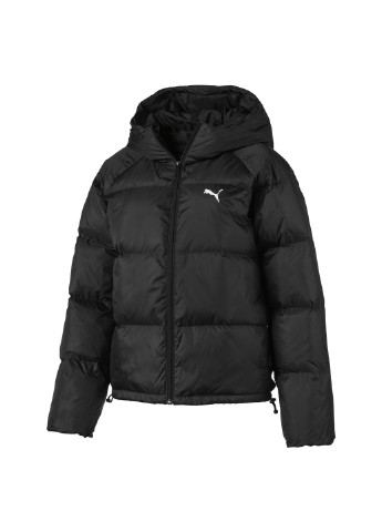 Чорна демісезонна куртка down jacket Puma