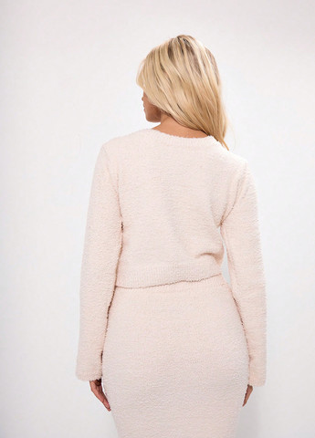 Кремовый демисезонный свитер SHEIN