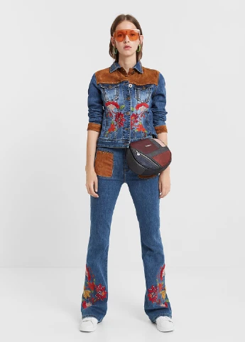 Синя демісезонна куртка Desigual