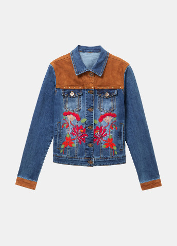 Синя демісезонна куртка Desigual