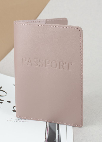 Подарунковий жіночий набір №62: обкладинка на паспорт + ключниця + портмоне (нюдовий) HandyCover (250603778)