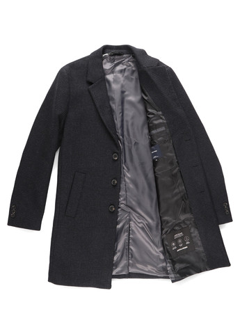 Чорне демісезонне Пальто однобортне Jack & Jones