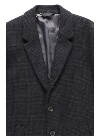 Чорне демісезонне Пальто однобортне Jack & Jones