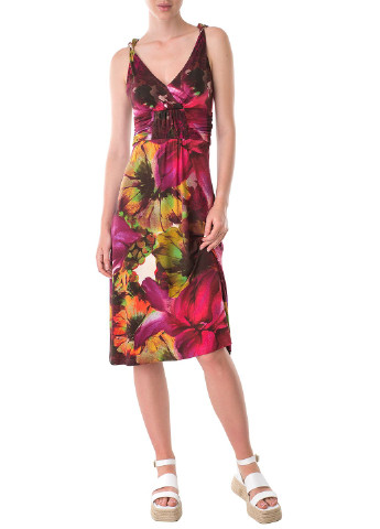 Комбинированное кэжуал платье Apanage с абстрактным узором