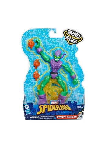 Фігурка Spider Man Bend and Flex Зелений гоблін 15 см (E7335_E8973) Hasbro (252229376)