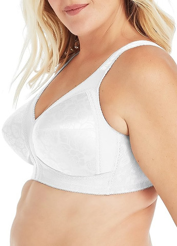 Белый минимайзер бюстгальтер Playtex полиэстер