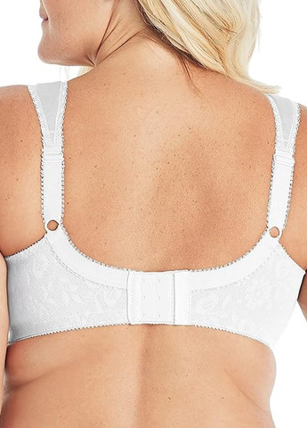 Белый минимайзер бюстгальтер Playtex полиэстер