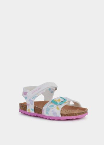 Цветные кэжуал сандалии Geox на липучке