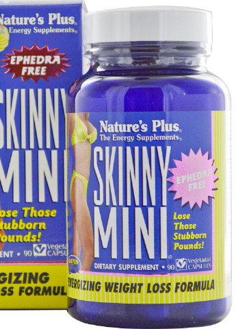 Комплекс для схуднення, Skinny Mini,, 90 гелевих капсул Natures Plus (228292373)