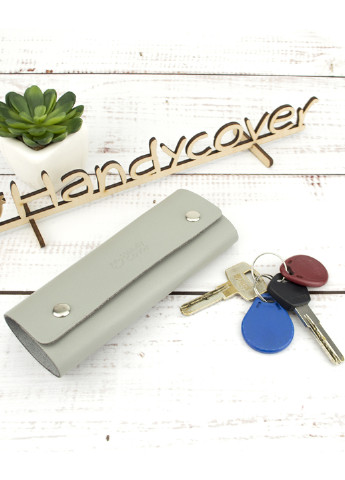 Жіночий подарунковий набір №48 сірий (гаманець і ключниця) HandyCover (217040444)
