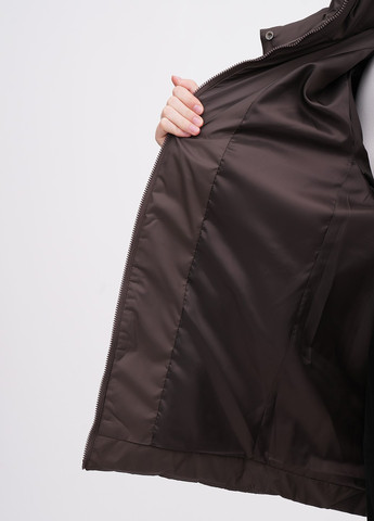 Темно-коричневая демисезонная куртка EQUILIBRI