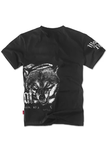 Черная футболка dobermans wolf throat ts104bk Dobermans Aggressive