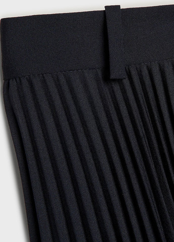 Темно-синяя кэжуал однотонная юбка Tommy Hilfiger плиссе