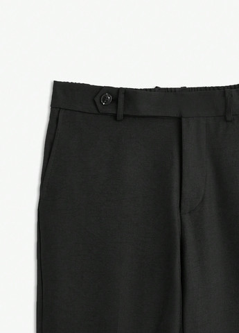 Черные кэжуал, классические демисезонные брюки SHEIN