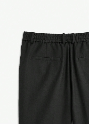 Черные кэжуал, классические демисезонные брюки SHEIN