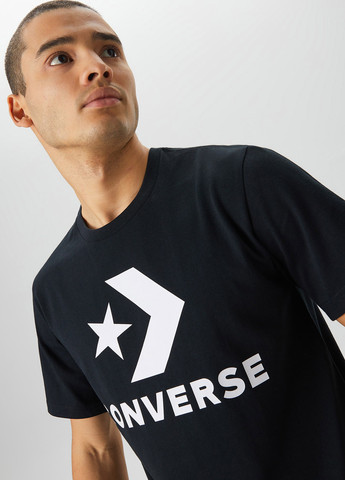 Футболка Converse center front large logo star chev ss standard fit (294761639)