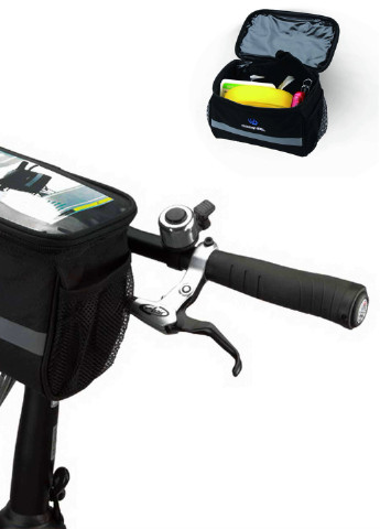Велосипедна сумка на кермо з прозорою плівкою з сенсорним екраном компактна велосумка нарамная (8752145) Francesco Marconi (224437158)