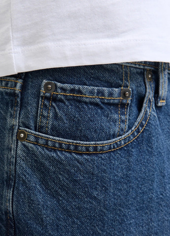 Синие демисезонные слим джинсы Jack & Jones