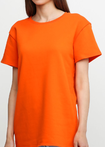 Оранжевая летняя футболка Won Hundred