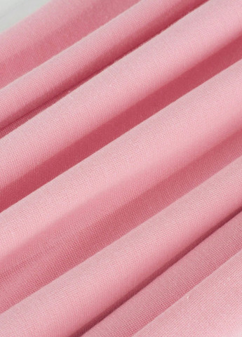 Светло-розовый летний комплект (платье, жакет) SHEIN