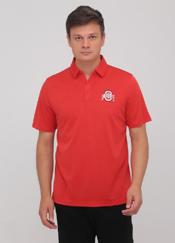Коралловая мужская футболка поло OHIO однотонная