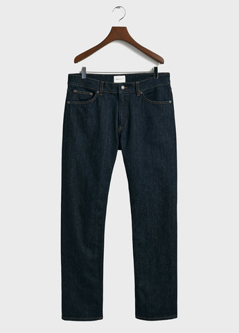 Темно-синие демисезонные регюлар фит джинсы Gant