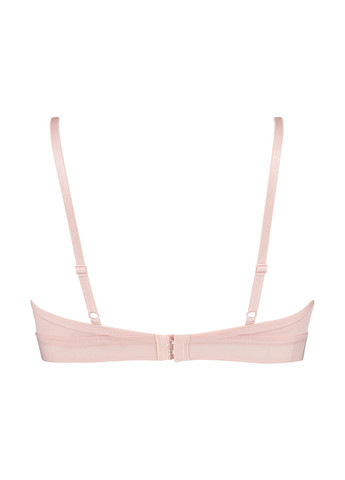 Пудровый минимайзер бюстгальтер Hunkemoller без косточек полиамид, кружево