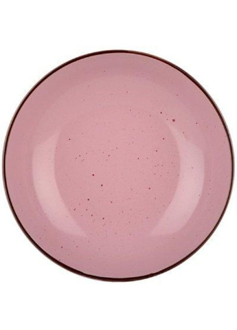 Тарілка супова Terra YF6007-5 20 см рожева Limited Edition (253610441)