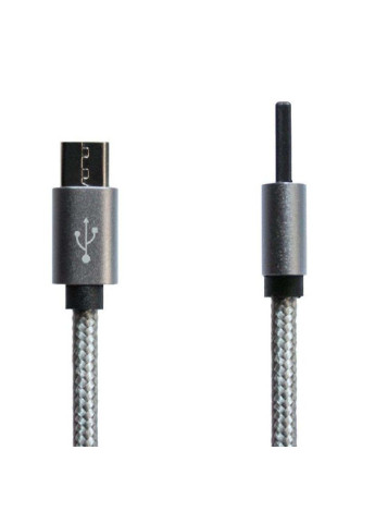 Дата кабель (FM02) Grand-X usb 2.0 am to micro 5p 1.0m grey/black (239382709)