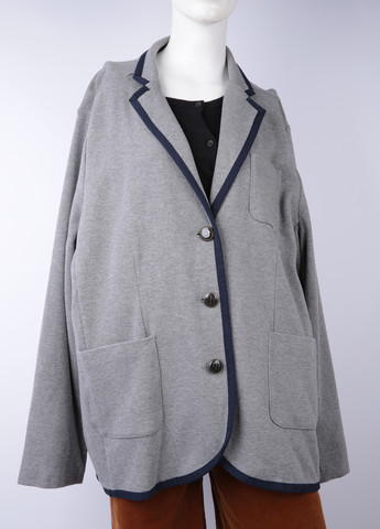 Серый кэжуал пиджак LANDSEND - меланжевый - демисезонный