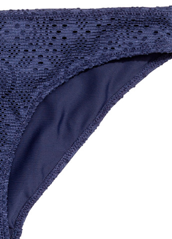 Темно-синие купальные трусики-плавки с цветочным принтом H&M