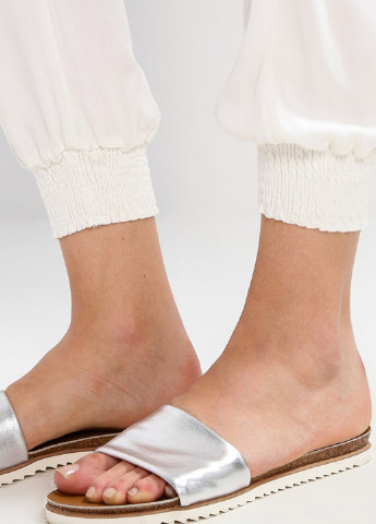 Белые кэжуал демисезонные галифе брюки Desigual