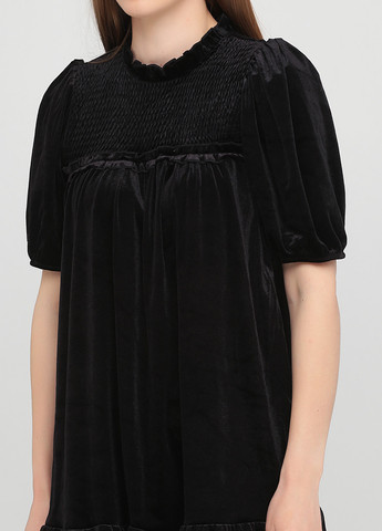 Чорна кежуал сукня а-силует H&M однотонна