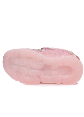 Розовые всесезонные детские кроссовки для девочки KidsMIX