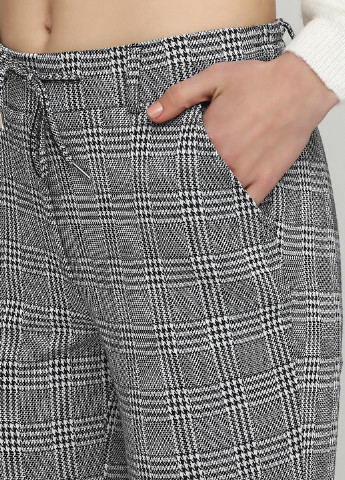 Серые кэжуал демисезонные зауженные брюки BRANDTEX COPENHAGEN