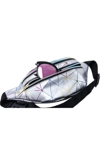 Жіноча бананка на три відділи "ПАВУТИНКА" поясна сумка дитяча золота No Brand (252994925)