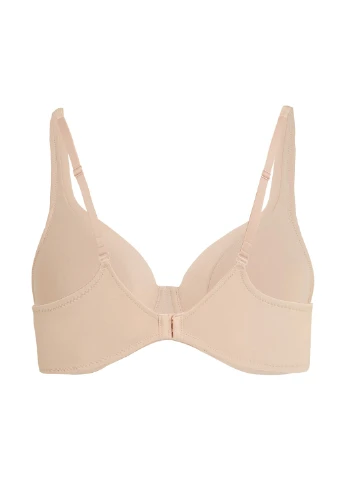 Бежевий мінімайзер бюстгальтер Hunkemoller без кісточок поліамід