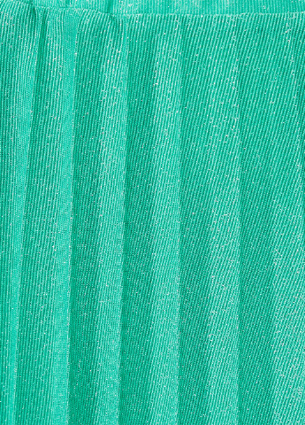 Зеленая кэжуал однотонная юбка KOTON плиссе