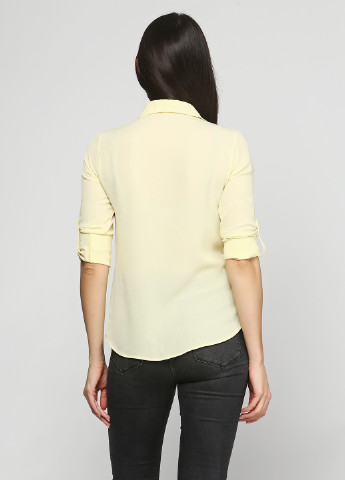 Бледно-желтая демисезонная блуза SERVET TEKIN