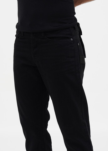 Черные демисезонные прямые джинсы G-Star